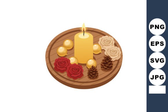 Creating Warmth and Style with a Decorative Candle Centerpiece with Red Accents