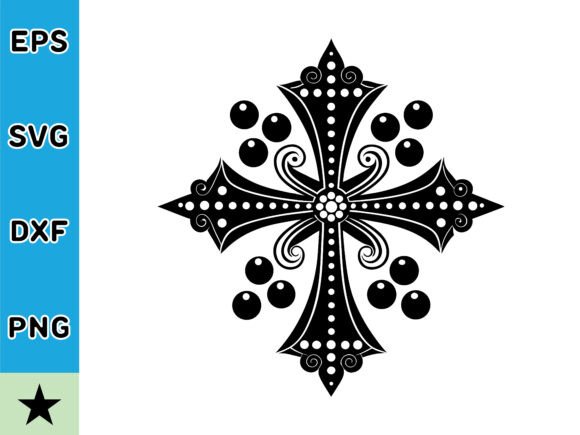 Decorative Christian Cross SVG Vector: A Versatile Tool for Faith-Inspired Creations
