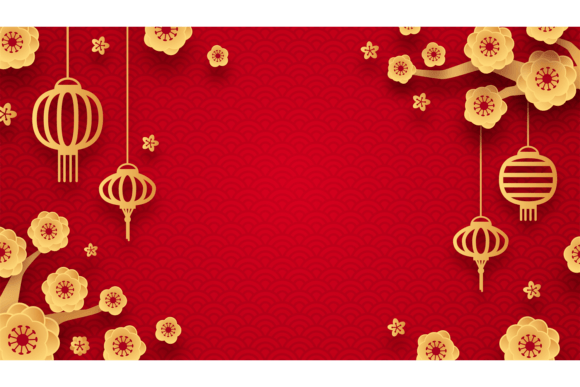 Elevate Your Brand with Chinese Background Decorative Gold