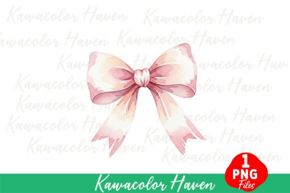 Elevate Your Designs with a Watercolor Pink Bow Decorative PNG