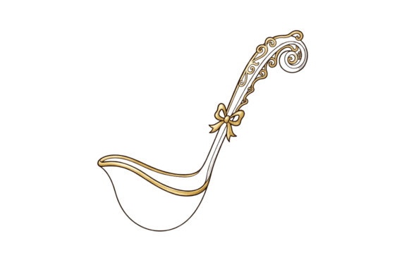 Elevating Autumn Aesthetics: The Decorative Golden Ladle on Black and the Rise of Premium Holiday Graphics