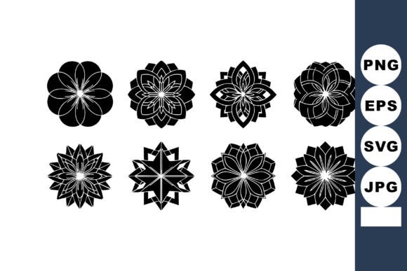 Elevating Brand Identity with the Decorative Floral Mandala Vector with I