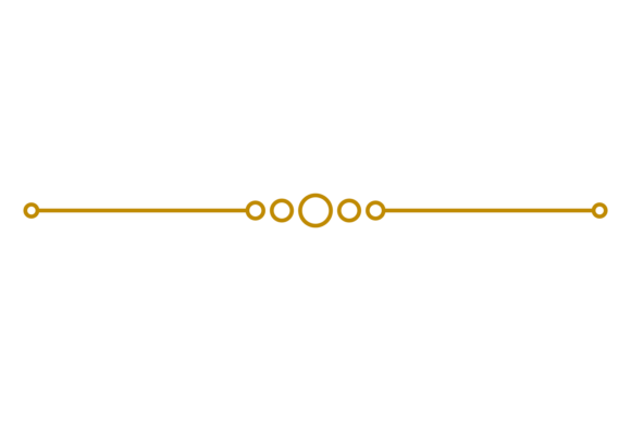 Elevating Design with the Decorative Golden Ornament Line Motif