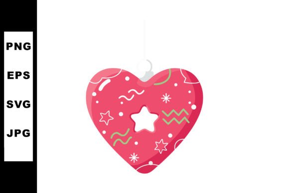 Elevating Designs with a Heart Shaped Red Decorative Ornament Wit