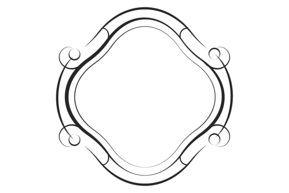 Empty Decorative Doodle Picture Borders