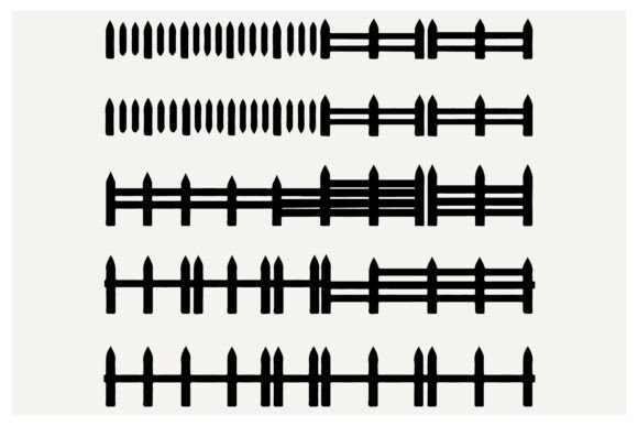 Fencing, Decorative Border Silhouette: Design Essentials