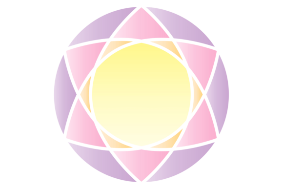 Geometric Flower Logo: Vibrant Mosaic Design
