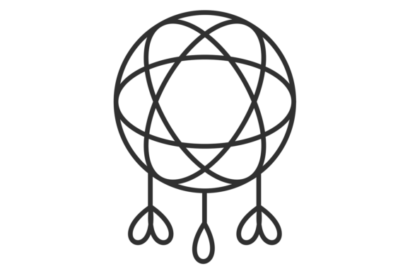 Integrating the Dream Catcher Line Icon and Decorative Orna into Professional Design Workflows