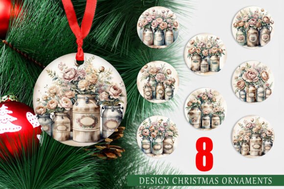 Strategic Application of Ornament Decorative Milk Can Designs for Holiday Branding