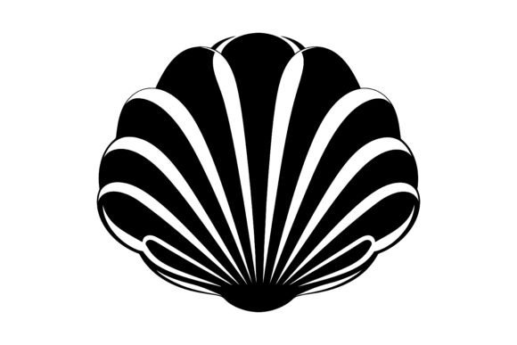 Unlock Creative Potential with the Decorative Clam Shell Silhouette