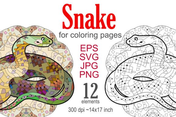 Unlocking Creative Potential with Decorative Snakes for Coloring